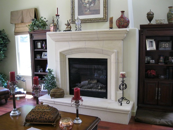 Fireplace Mantels & Surrounds : California Cast Stone & Masonry ...